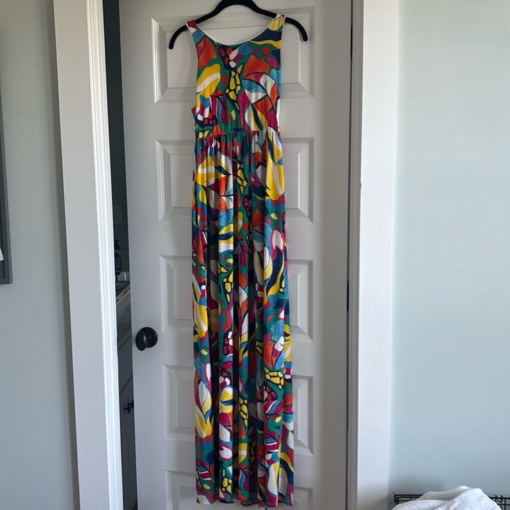 Boutique racer back maxi dress